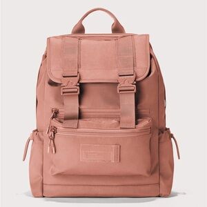 DAGNE DOVER Brooklyn Carryon Backpack in Warm Dust Nude Pink Weekender Bag